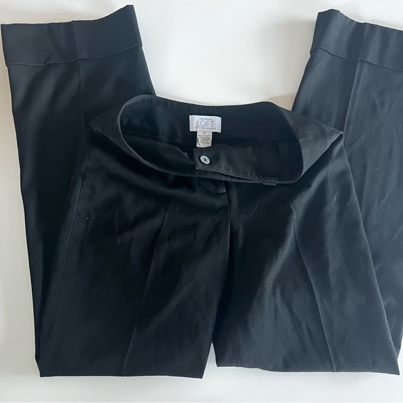 LOFT Pants - LOFT Black Tailored Pull-On Dress Pants